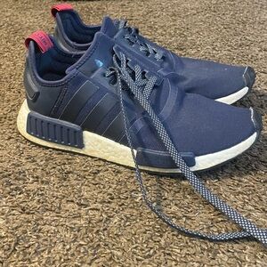 Adidas Dark Blue Athletic Shoes
